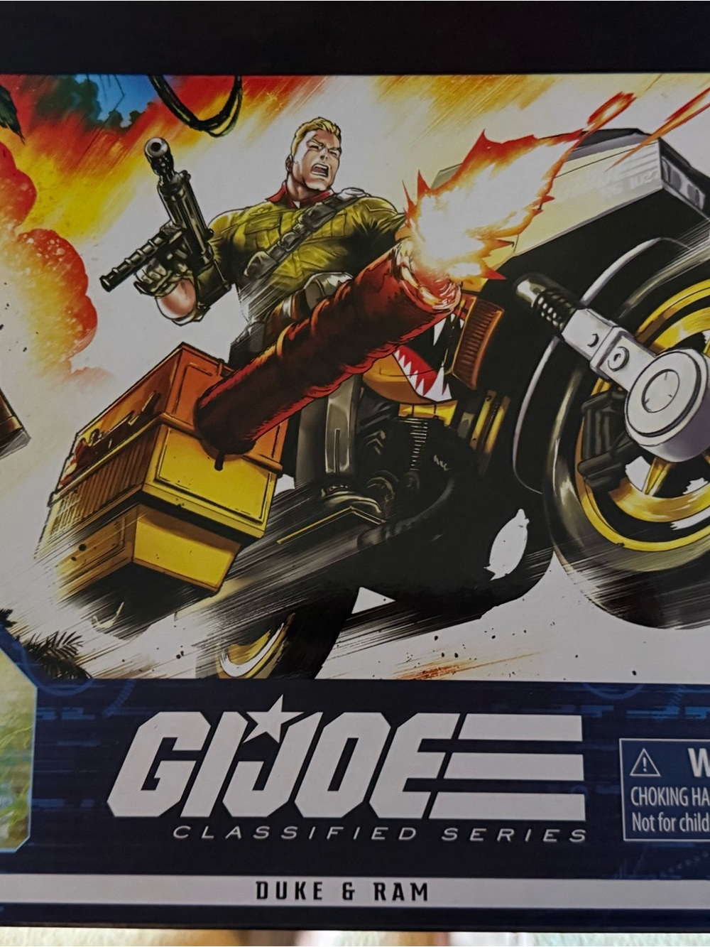 G.I. Joe Classified #40 Tiger Force Duke & RAM Motorcycle NIB
